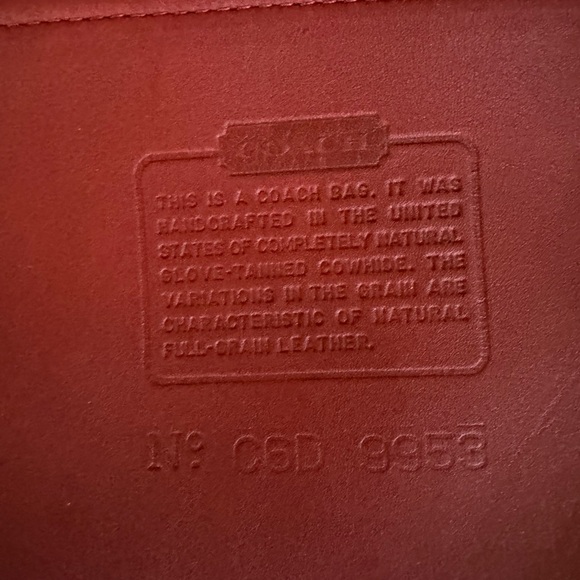 Vintage Coach Red Helen’s Legacy & Vintage Coach Wallet - Picture 11 of 16